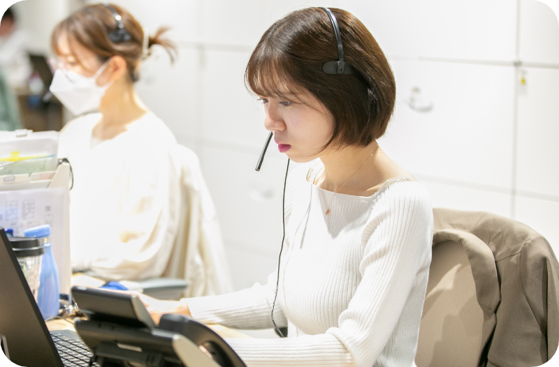 テレマーケティング部(入社歴4年目)N・Y